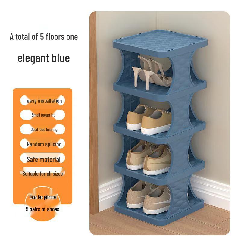 

Popular Space-Saving Multi-Layer Shoe Rack - Compact Folding Shoe Storage for Home Entryway 2 Layers