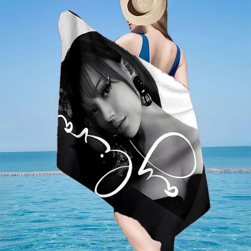 Music Pop Ayliva Fashion Beach Towel, Super Soft Microfiber, Gift for Her/Him, Birthday, for Pool, Beach, Travel, Home Decor Fan Gifts