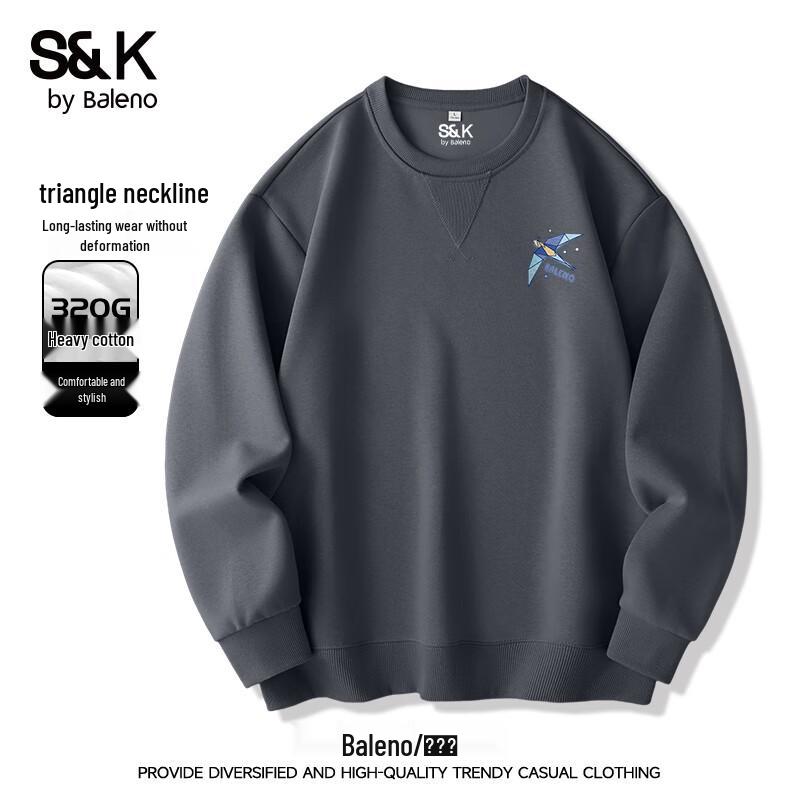 

Baleno S&K Men s Crew Neck Graphic Sweatshirt 5XL