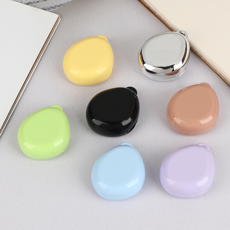 Portachiavi Colorato Porta Cipria Vuoto Fai da Te con Vassoio in Alluminio Contenitore Cosmetico Portatile Piccolo Contenitore per Fard