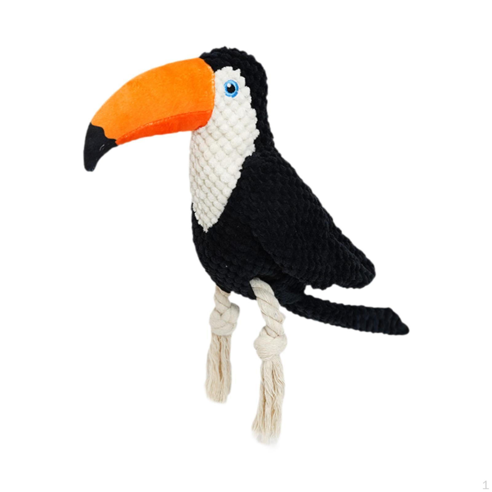

Pet Pp Cotton Reduce Boredom Educational Training Toy Accessory for Dogs Toucan