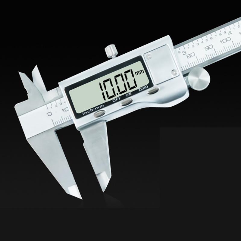 High Accuracy Steel Digital Micrometers Calipers Electronic Digital Calipers with LCD Display Easy Carrying for Engineerings
