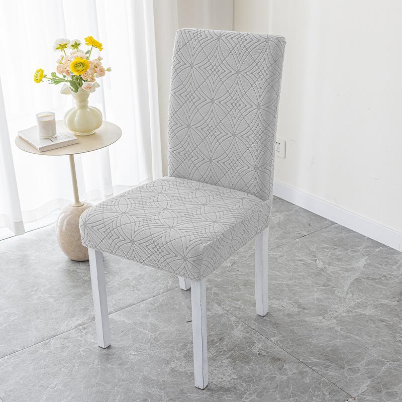 Straight Back Chair Cover Simple Thickened Universal Chair Set Dining Table Chair Cover Chair Cushion Set Hotel Solid Wood Stool Set