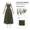 Renaissance Woman Dress With Spandex Fabric For Fantasy Role Play Cosplay