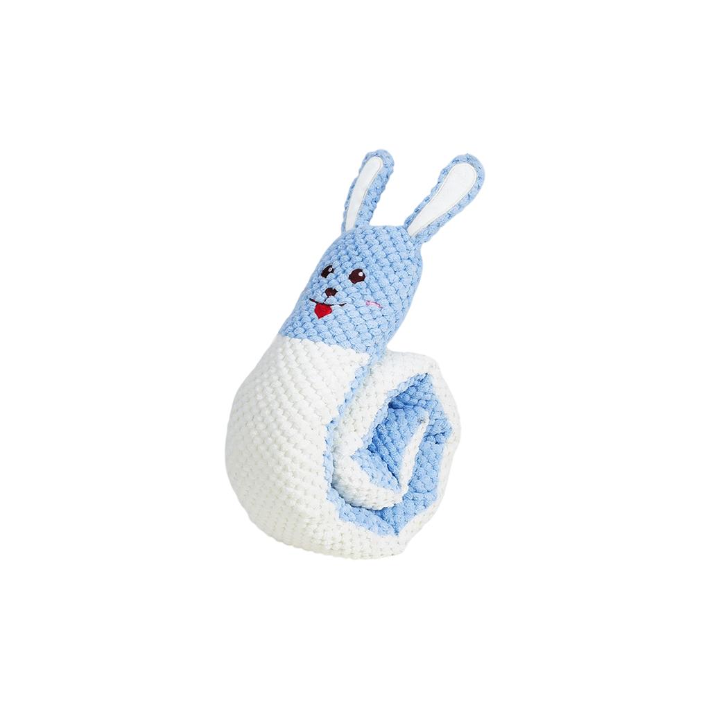 Interactive Dog Snuffle & Dispensing Toy Resistant Plush Chew Toy With Squeaker, Boredom Relief Sniffing Toy For Small/Medium Dogs