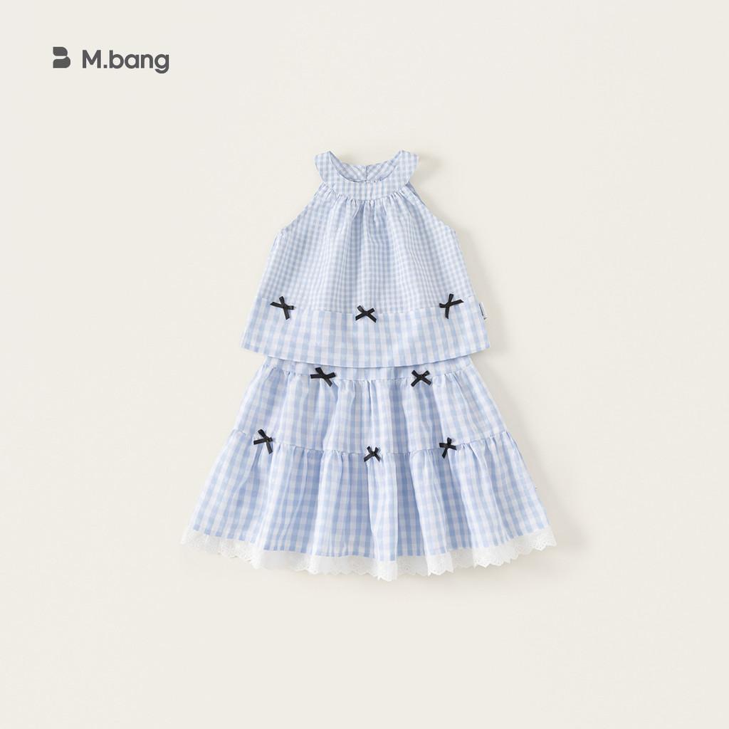 

Korean Style Girl Girl Outfit With Blue Pattern And Ruffle Details For Toddlers 140cm