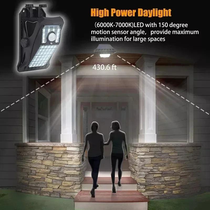 4 Styles 3 Modes LED Solar Clip Light Outdoor Portable Waterproof Body Sensor Lamp Courtyard Garden Lamp Patio Home Camping Wall Lights