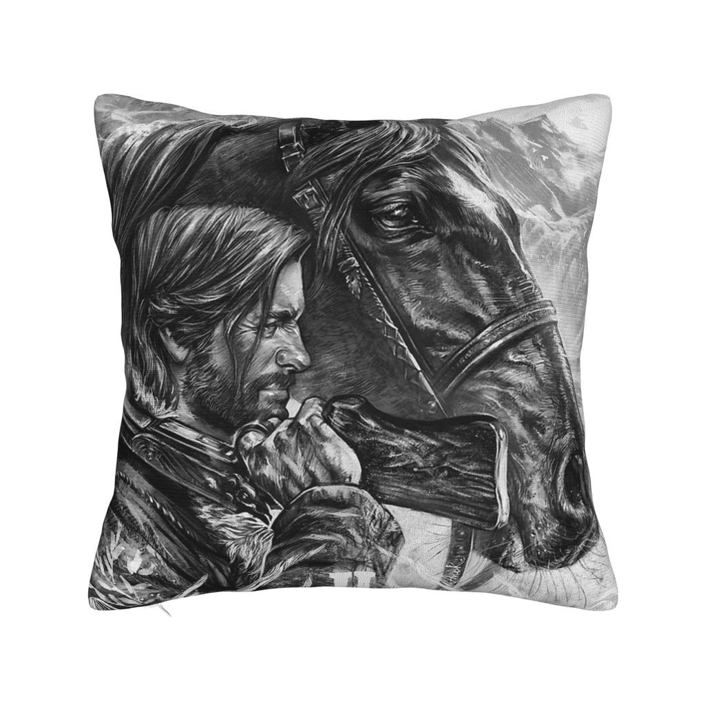 Arthur Morgan Pillowcase Soft Fabric Cushion Cover Decor  Throw Pillow Case Cover Chair Zippered 40*40cm