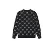 MLB Knitwear Unisex Black V Neck Moderate Cardigan 3AKCM0241-50BKS