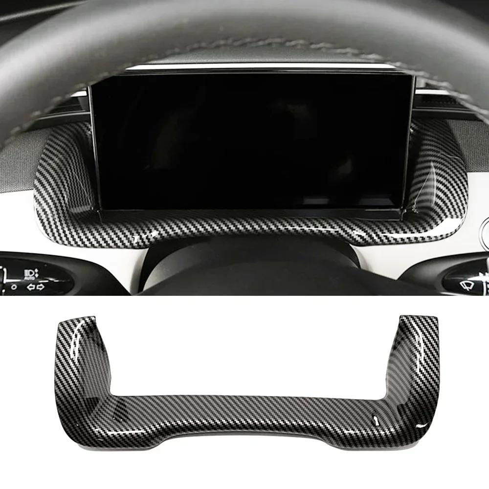 For Hyundai Tucson NX4  2024 Car Interior Accessories Center Console Dashboard AC Outlet Vent Gear Shift Panel Carbon Trim