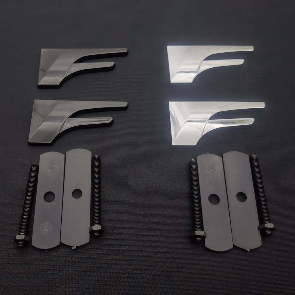 1Pc 3D Metal Logo Car Side Fender/Rear Trunk/Car Body Emblem Badge Sticker, Car Front Grill Emblem Badge Auto Decoration Accessories