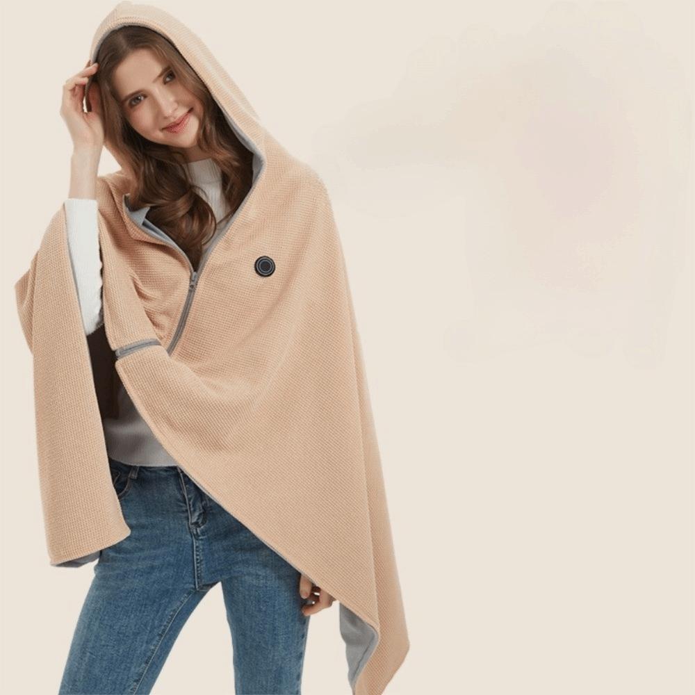 Wearable USB Electric Heated Blanket 3 Heating Levels Leg Cover Heating Lap Blanket Office