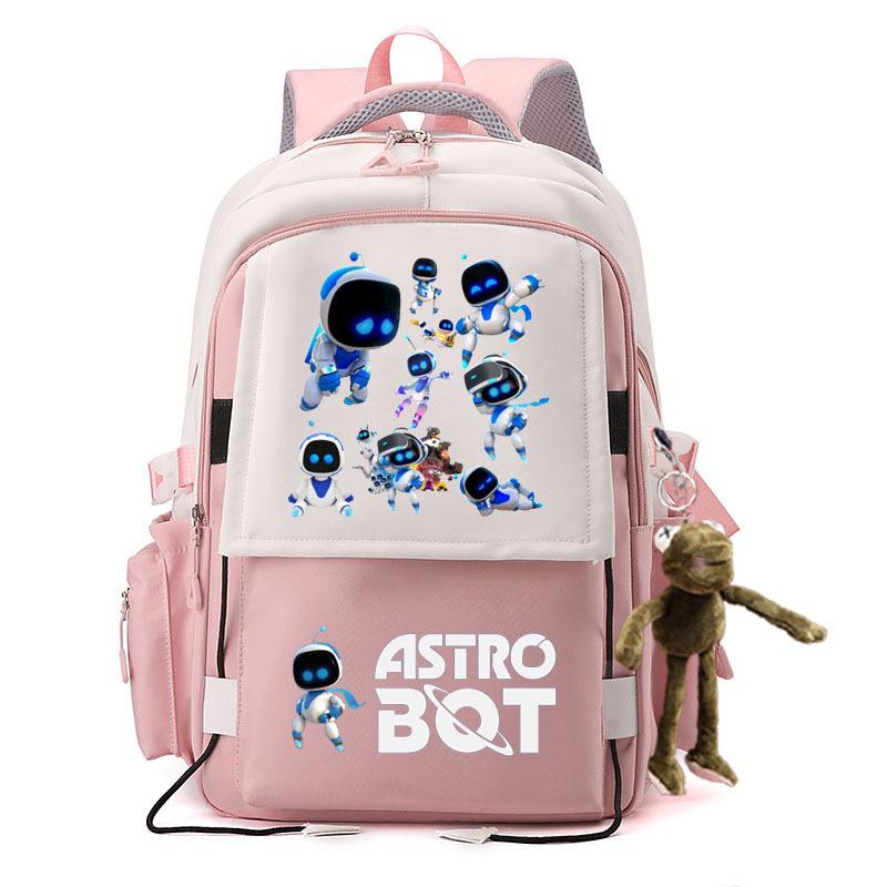 Set Zaino Scolastico da 3 Pezzi per Studenti Zaino Scolastico di Grande Capacità in Tessuto Oxford con Tracolla e Astuccio