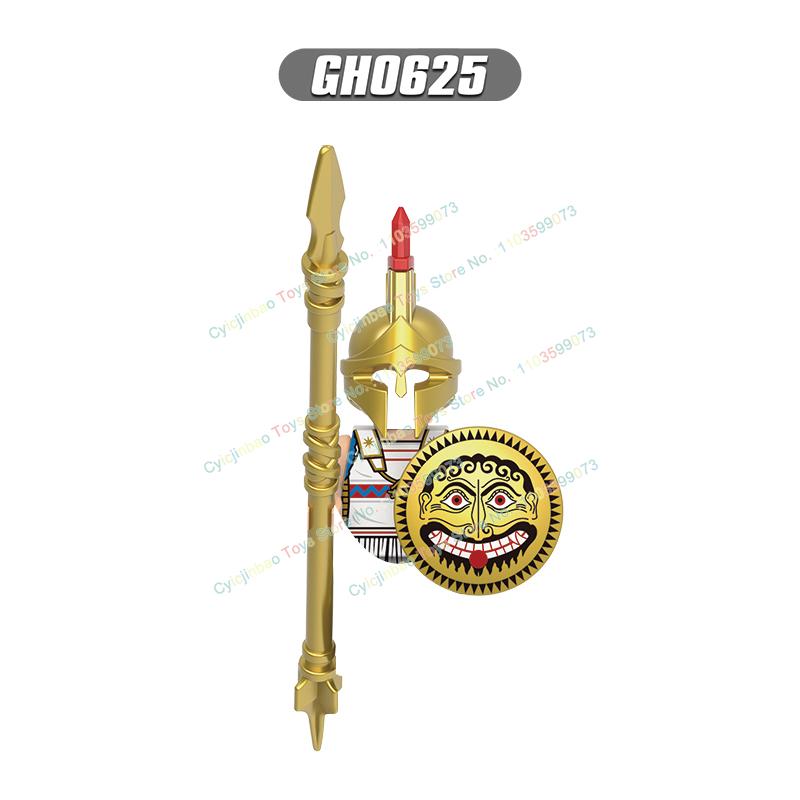 G0180 Medieval Military Knight Roman Cavalry Greek Hoplite Lionheart Building Blocks Mini Action Figure Educational Kids for Toy