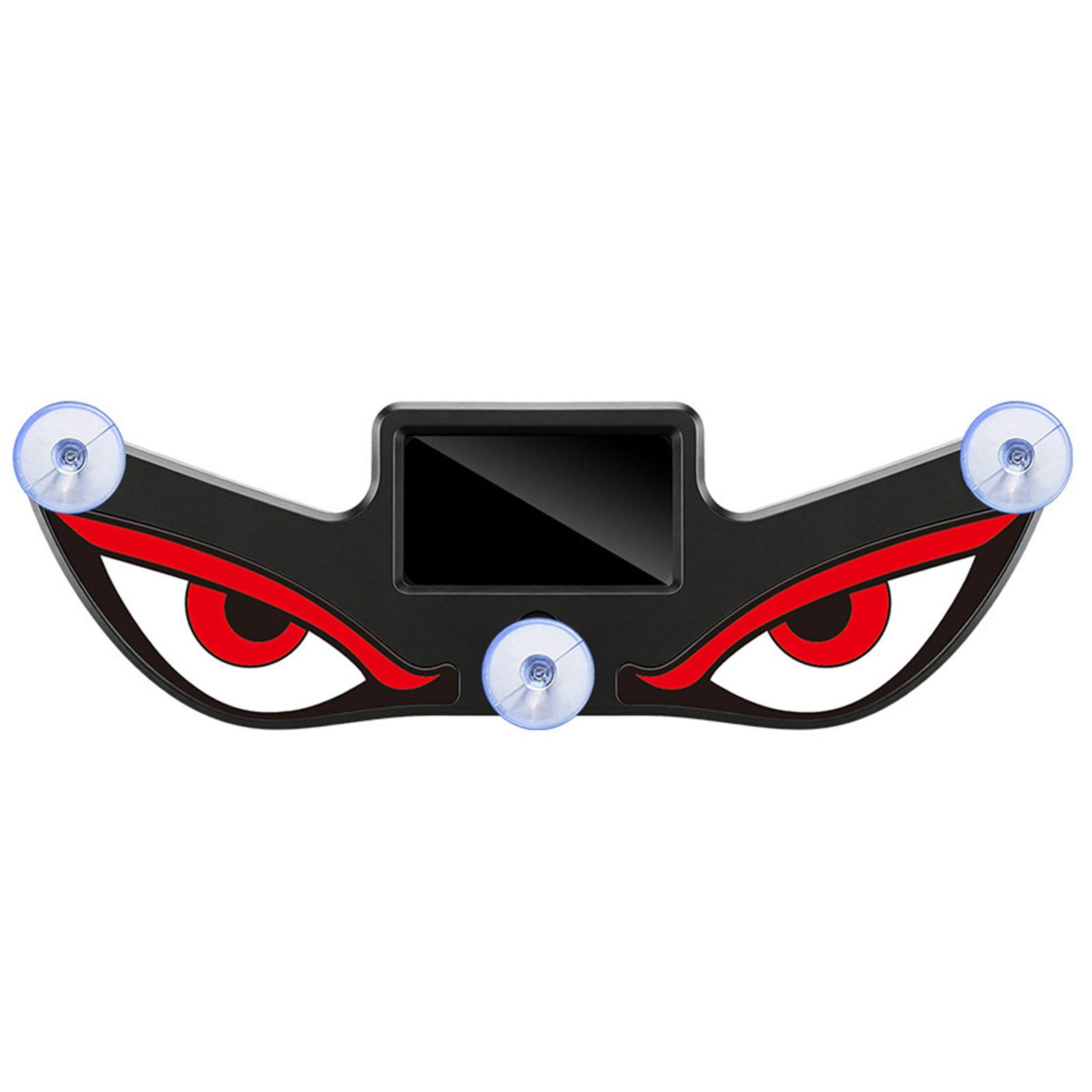 Car Solar Energy Warning Light Devil Eyes USB Dual-Use LED Car Light Universal Rechargeable Color Changing Warning Light Y2