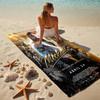 Michael Jackson Motorcycle Stylish Digital Printing Beach Towel Quickdrying Absorbent Blanket For Beach Pool Gym Travel