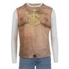 Smiffys Unisex Adult 70s Realistic Hairy Chest Costume Top