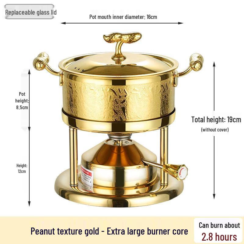 Одноместная газовая горячая кастрюля Jiakangming из нержавеющей стали 304