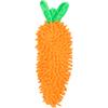 Plush Dog Toy with Squeaker Carrot Squeakies Uniq Pets