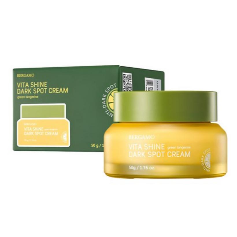 Bergamo Green Tangerine Vita Shine Blemish Cream 50ml Korean Cream Brightening