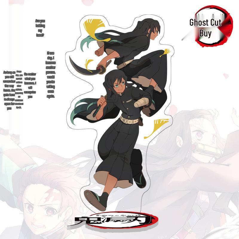 Demon Slayer 40-1 Duży Akrylowy Standee: Kolekcjonerska figurka Tanjiro i Nezuko