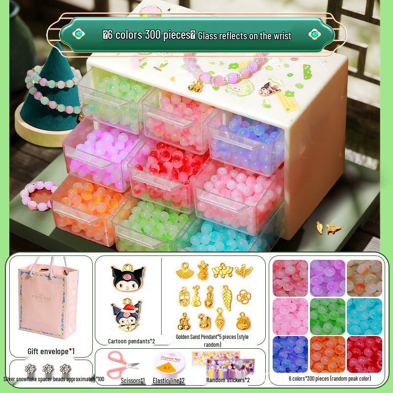 Children's DIY Beading Kit: Handmade Bracelet and Jewelry Craft Set