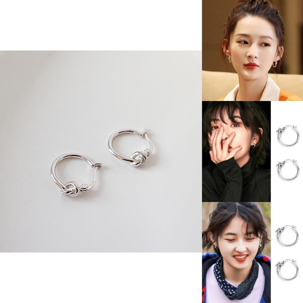 Small And Unique Silver Needle Heart-shaped Ear Cuff Earrings For Women 2021 New Fashionable Summer Jewelry