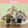 Adorable Plush Rabbit Keychain Soft Short Plush Bunny With Strap Cute Rabbit Bag Accessory