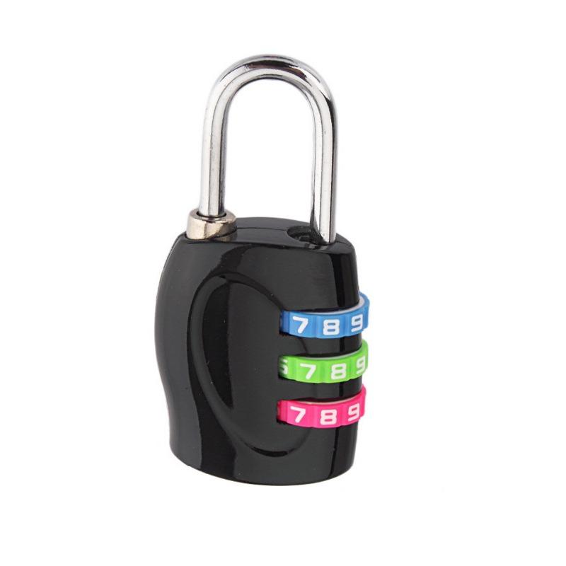 1PC 3 Digit Padlocks Resettable Combo Locks Weatherproof Combination Padlocks for Gym School Locker Outdoor