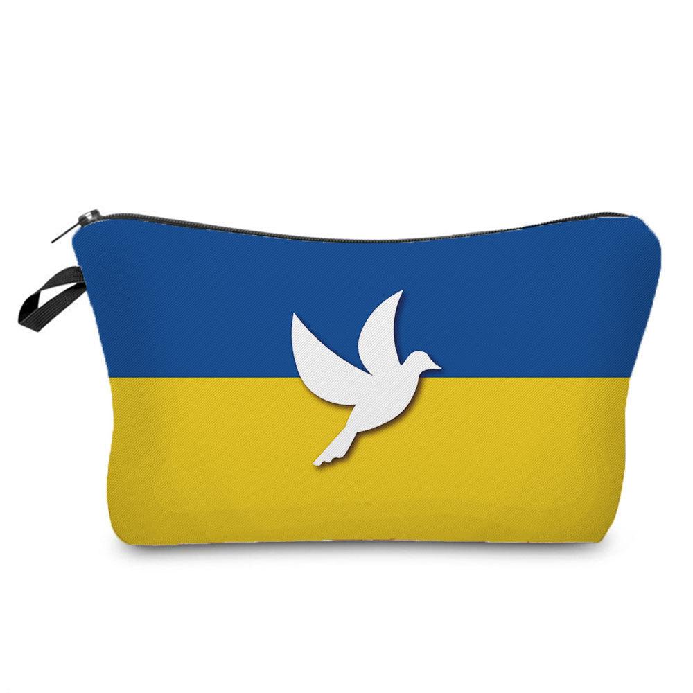 Women Peace Dove Print Cosmetic Bag Toiletries Organize Travel Storage Case 6369