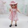 Oblečení pro 1/6 BJD panenku Roztomilé šaty Sukně Pokrývka hlavy 30cm Princezna Panenka Ležérní Kostým Oblečení Doplňky pro panenky Dívka DIY Hračka Dárky