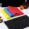 Tafel Beker Mat Keuken PVC Mat Pad Voor Bar Cocktail Vierk Bar Onderzetter met Afwatering en Antislip Pad Auto Restaurant Onderzetter