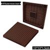 Lego-Compatible 16x16 Brick Plate Base with Holes for Creative Assembly