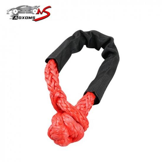 Heavy Duty Recovery Ring Snatch Block Pulley Soft Shackle Tow Winch Rope USA