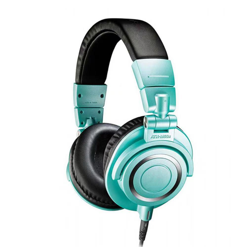 Audio-Technica ATH-M50x Fones de Ouvido Monitor de Estúdio Profissional Fones de Ouvido HIFI Profissionais Totalmente Fechados Fones de Ouvido para Música e Jogos