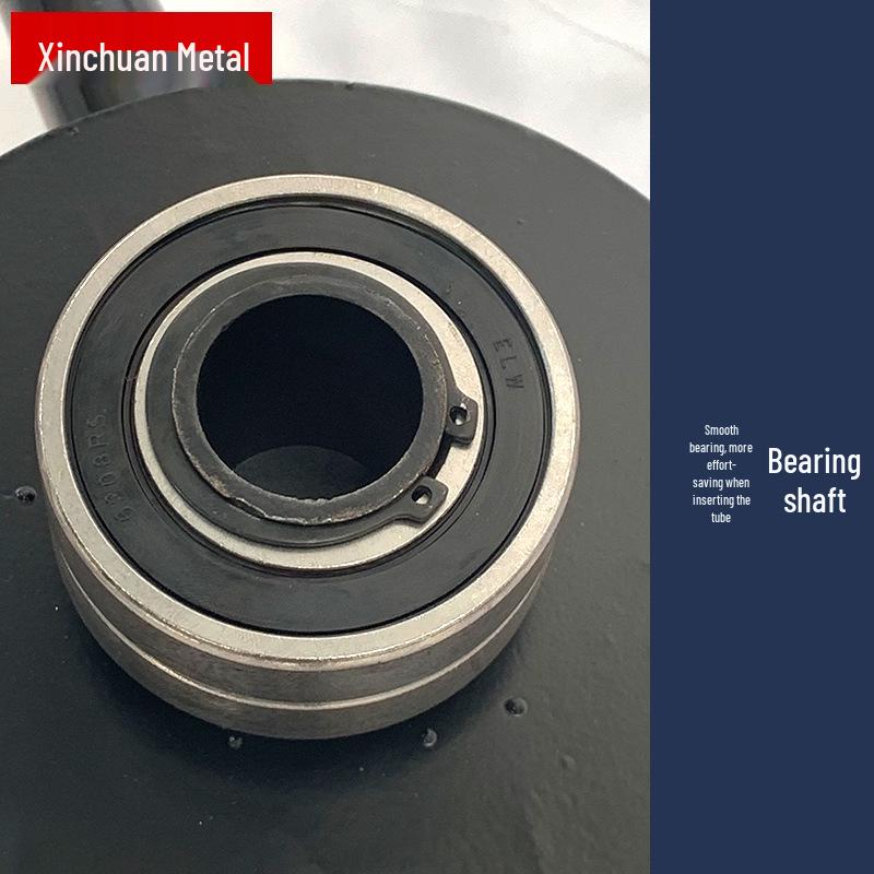 Držák pro pokládku potrubí podlahového vytápění a navíječka pro spirálu vodního rozdělovače