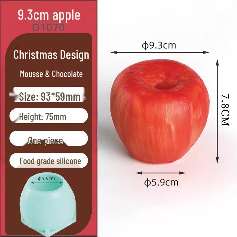 Silicone Christmas Sleigh Mold: Food-Grade Chocolate Shells for Fun Festive Cake and Mousse Decorations