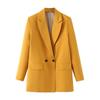 Women's Multi-Color Double-Breasted Suit Jacket (Loose Fit) - 2024 Autumn/Winter Collection