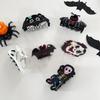 Acrylic Halloween Themed Gripper Spider Skeleton Shark Clip Halloween Hair Claw  Halloween Party