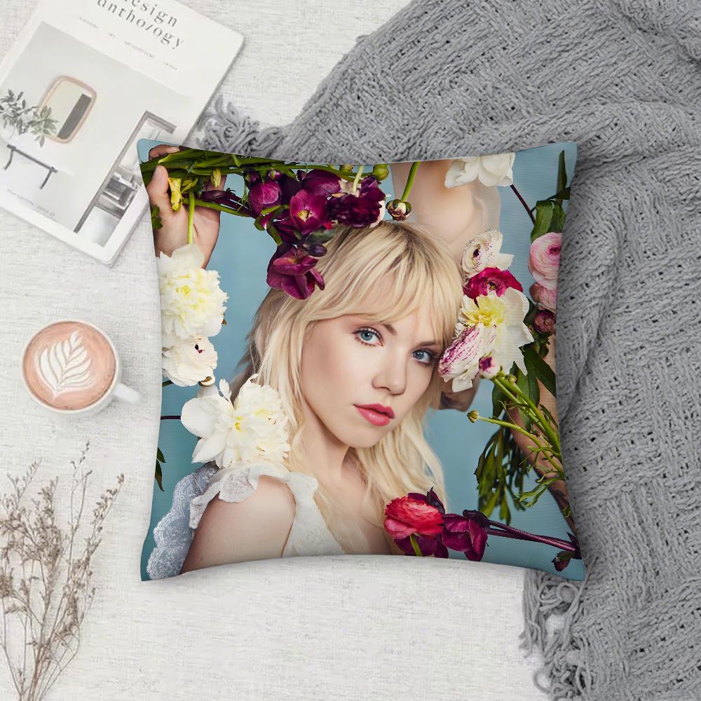C-Carly Rae Jepsen singer Pillow Case Cover Square Sofa with for pattern comfortable cushionsuitable of room