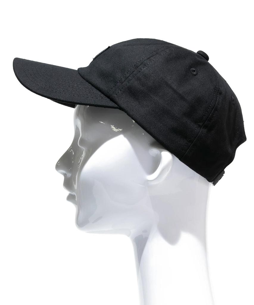 [go slow caravan] 342901 Light Canvas Logo BB Cap, Black, Free Size