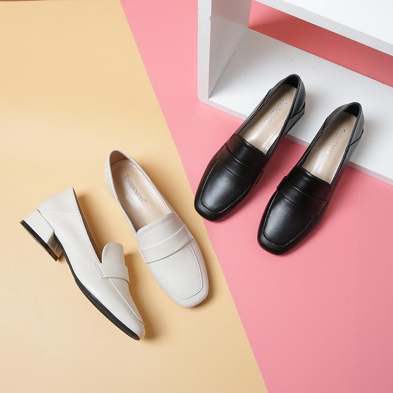 Pumps Women Shoes Square Toe Heels Shoes for Women High Heels Wedding Shoes for Women Bride Block Heels Zapatos De Mujer