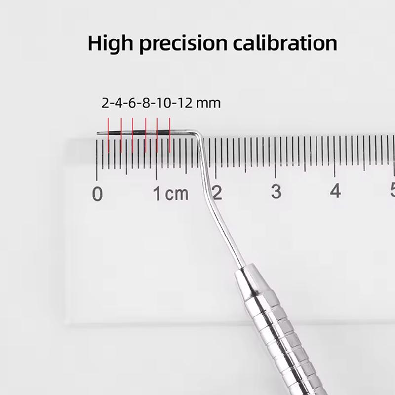 Zahnärztliches Edelstahl Parodontalsonde Mit Kürette 1-10 1-15 Explorer Sonde Instrument Werkzeug Zähne Reinigen Hygiene Werkzeuge