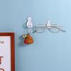 2 Pcs Plastic Cat Shape Wall Hook Transparent Cat Key Holder Cute Cat Hooks  Home