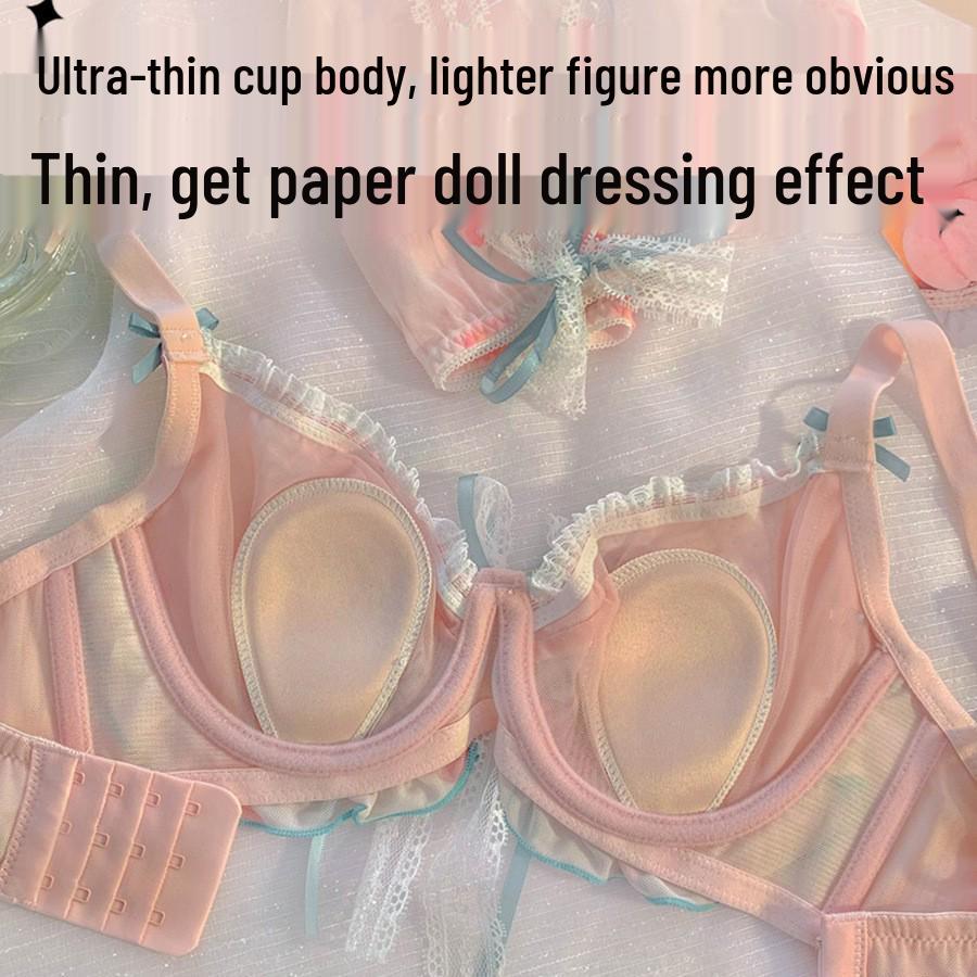 Sweet & Sultry: Japanese Style Ultra-Thin Rabbit Ears Bra – Summer Women's Underwear for a Subtle Look