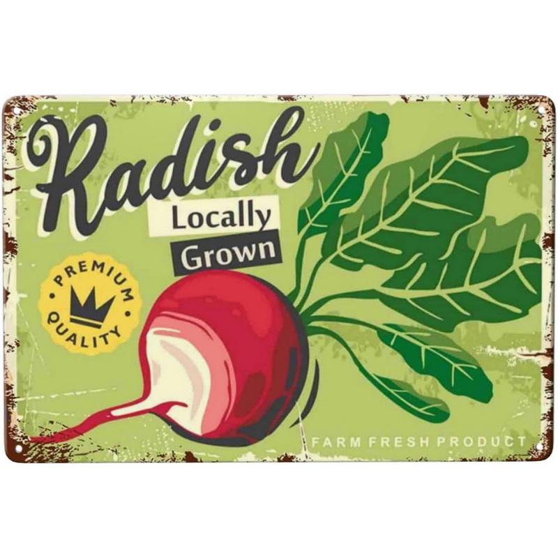 Garden Tin Signs Outdoor Decor, Flowers Garden Metal Plaque for Women Mom Grandma, Potting Shed, Housewarming Gifts for Family