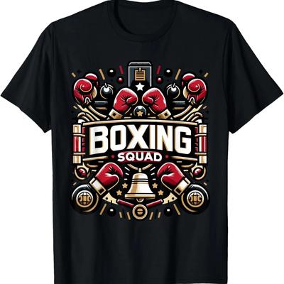 Boxing Squad _ Boxing Gear for Boxers, Ring Warriors Boxing T-Shirt