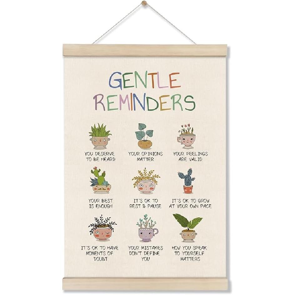 Mental Health Posters Hanger Frame, Circle Of Control Poster 16x12 Inch, pirational Wall Art for Homeschool Counseling Office Classroom, Therapy