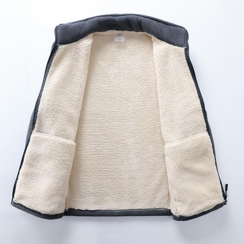 Neue Herbst/Winter Fleecejacke: Kuschelig, Locker geschnitten für Paare, Outdoor-verdickt, Herren-Sweatshirt