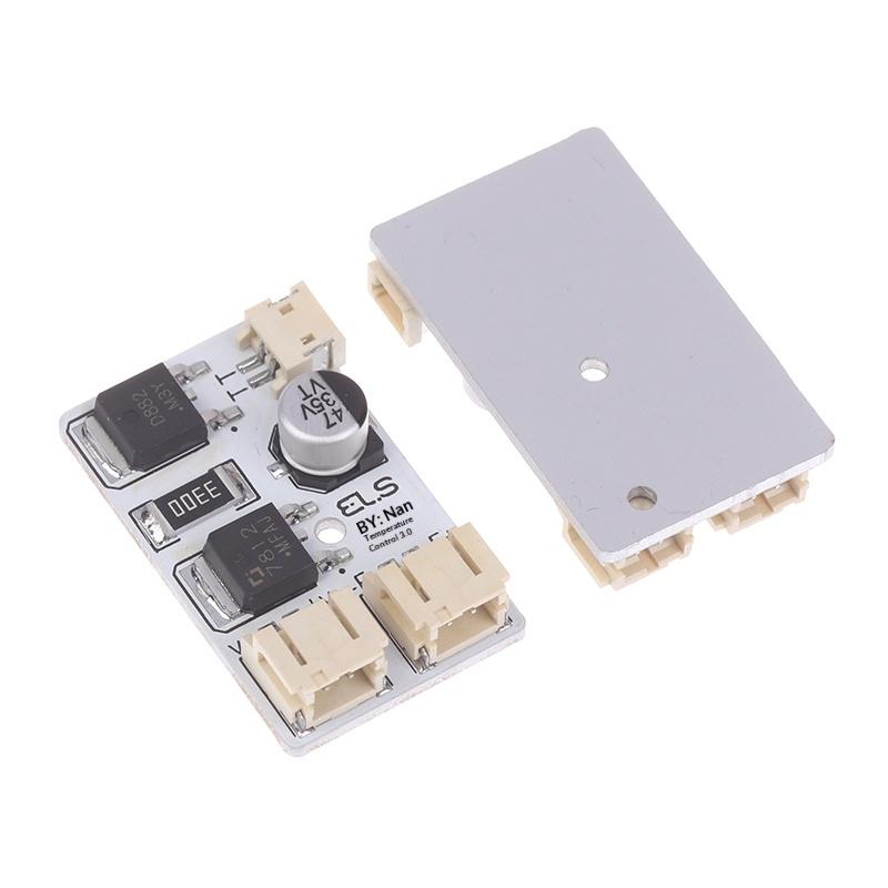Diy Fan Temperature Control Board Fan Speed Control Step-Down Board Automatic Fan Controller No Welding Diy Pcb Module